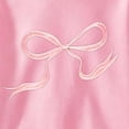 thumbnail image 6 of CYRBOKO Girls Sweatshirts, Crew Neck Fleece Lined Casual Cotton Long Sleeve Tops Pink Size 5-6 T, 6 of 6