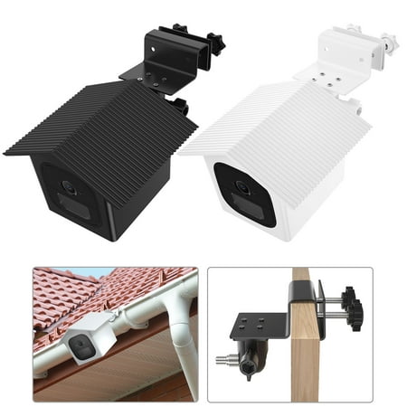 1 Pack Weatherproof Gutter Mount for ARLO GO Camera, Greater Height Best Viewing Angle for Your ARLO GO Home Surveillance Camera