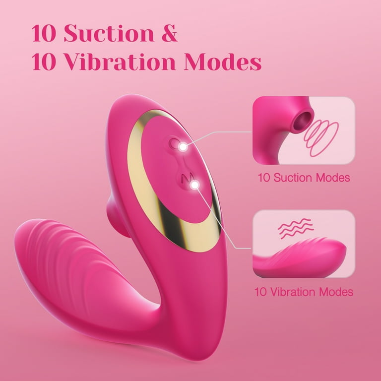 Tracy's Dog Clitoral Sucking Vibrator for Clit G Spot Stimulation, 2 in 1  Sex Toys for Women, 5 Suction and Vibration Patterns - Discreet Packaging