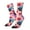 White, variant on Xecao Snails Pattern Sport Socks for Women and Men Crew Socks Sporty Calf Socks Casual Socks