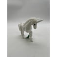 thumbnail image 4 of Frosted Kingdom White Plush Glittered Unicorn Christmas Ornament, 4 of 6
