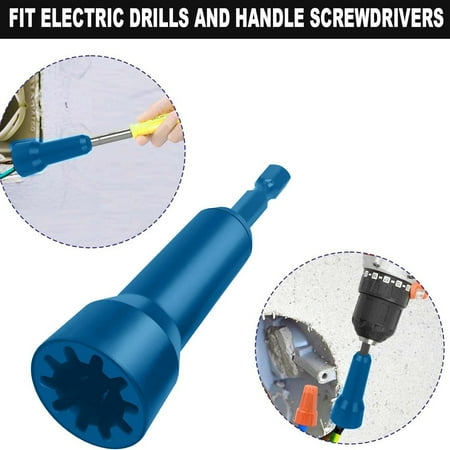

MOKINGTOP Screw Nut Driver Wire Connector Socket Twister Wire Winding Auxiliary Device