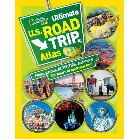 National Geographic Atlas Ultime des Voyages aux États-Unis pour Enfants, Livre de Poche Crispin Boyer