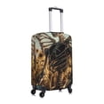 thumbnail image 3 of Fotbe Skull Butterfly Sunflower Luggage Cover Protector,Suitcase Protector,Scratch and Dirt Resistant,Fits 18-32 Inch Luggage-Large, 3 of 9