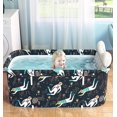 thumbnail image 3 of Foldable Bathtub Portable Soaking Bath Tub, 3 of 3