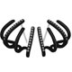 thumbnail image 3 of Pendientes de garra de cristal brillante para piercing de oreja con aguja de plata 925, 3 of 3