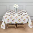 thumbnail image 3 of White Cow Crown Pattern Square Tablecloth,Waterproof Square Table Cover,Wipeable Spillproof Washable Table Cover for Home Kitchen Party Decor 42"X42"(107x107cm), 3 of 6