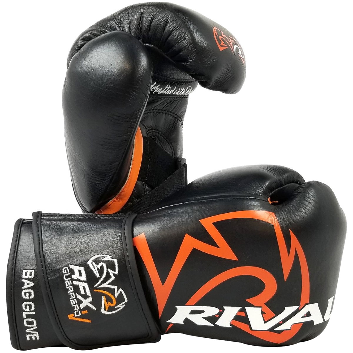 Gloves Boxing Black Rival Boxing RB10 IntelliShock Hook and Loop Bag