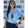 thumbnail image 2 of Not Just Riding Bear N Bike Tie Dye Cyclone Women -Image by Shutterstock, Female Small, 2 of 4