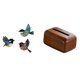 thumbnail image 1 of Pájaro para colgar en la pared,Arte de pared de pájaros de madera Decoración de pared de pájaros voladores de madera,porta pañuelos,Funda para caja de pañuelos de PP para sala de estar y, 1 of 8