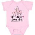 thumbnail image 3 of Inktastic Llama Aunt Loves Me Girls Girls Baby Bodysuit, 3 of 5