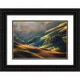 thumbnail image 1 of Pawlak, Jarek 24x18 Black Ornate Wood Framed with Double Matting Museum Art Print Titled - Tuscany Sunrise, 1 of 4