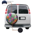 thumbnail image 4 of KAKALAD Bloom Spring 02 Pattern Spare Tire Cover Universal Car Vehicle Tools For Rv SUV Truck Camper Travel Trailer Accessories Buckle 16” Inch, 4 of 6