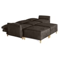 thumbnail image 3 of Sala Modular Makora Morelli Memory Foam Chocolate Chenille De 5 Módulos, 3 of 10