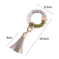 thumbnail image 2 of Pulsera de cuentas de silicona, llavero colgante, 2 of 5