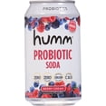 thumbnail image 3 of Humm 2202000 12 fl oz Berry Cream Probiotic Soda - Pack of 6, 3 of 4