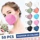 thumbnail image 4 of Mascarillas faciales KN95 FENFEN, paquete de 50, 10 colores para adultos con filtro 95%, 4 of 6