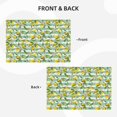 thumbnail image 3 of Rocae Lemon Printed Heat Resistant Place Mats,Classic Hemstitch Cloth Fabric Placemats Imitation Linen Place Mat Table Mats 18x12 inch, 3 of 5