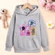 thumbnail image 3 of Nuevas sudaderas con capucha para niños Anime Astros Playroom con estampado de dibujos animados para niños Sudadera con capucha Harajuku para bebés pequeños Sudadera gris de manga larga Chaqueta de fe, 3 of 5