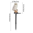 thumbnail image 3 of Viflosae Outdoor Solar Lights for Yard Solar Lights Outdoor Decorative Solar-powered Resin Owl Garden Light Outdoor Waterproof Ground Stake Lamp Courtyard Decorative Lighting, 3 of 9