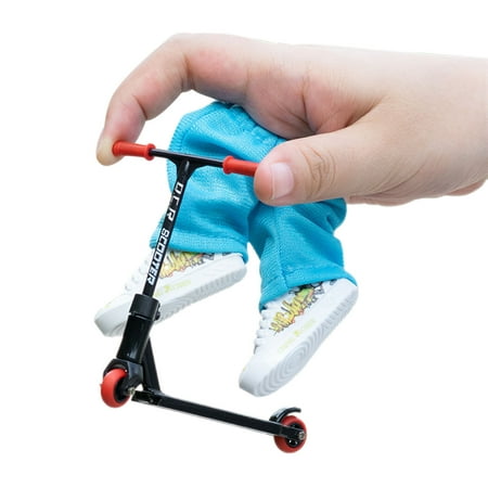 

huoge Finger Toy Skateboards | Finger Toys Set Includes Finger Scooter Finger Pants Shoes | Finger Replacement Wheels And Tools For Movement Party Favors Accessories