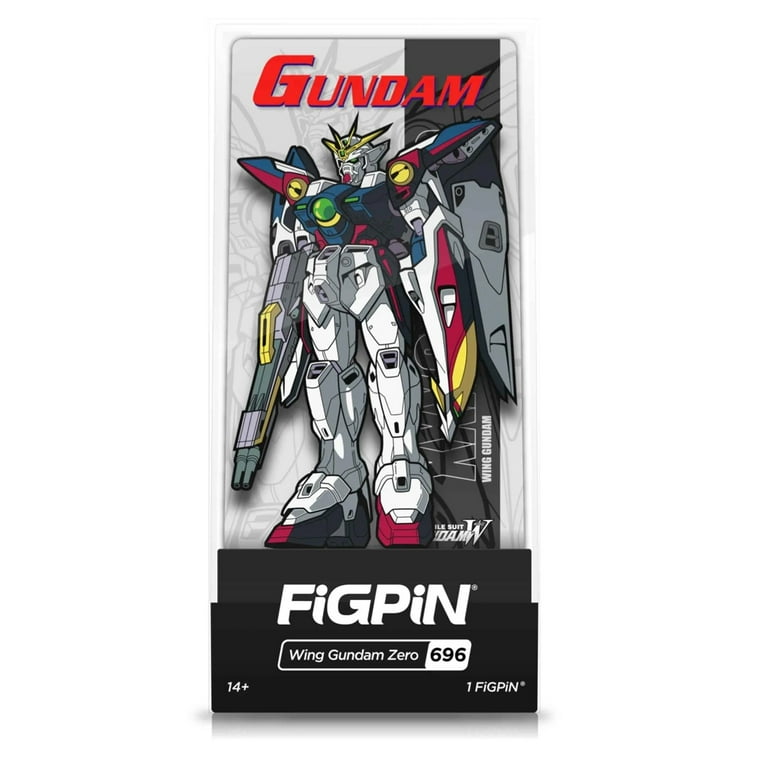 Gundam FiGPiN Wing Gundam Zero #696, Collectible Pin, Cast