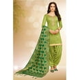 thumbnail image 2 of Sewn Punjabi Designer Patiyala Suits Pakistani Indian Shalwar Kameez Dress ( Pista Green, 4XL - 50 ), 2 of 5