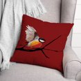 thumbnail image 3 of Creative Products Flying Bird on Branch with Red 20x20 Indoor / Outdoor Pillow, 3 of 3