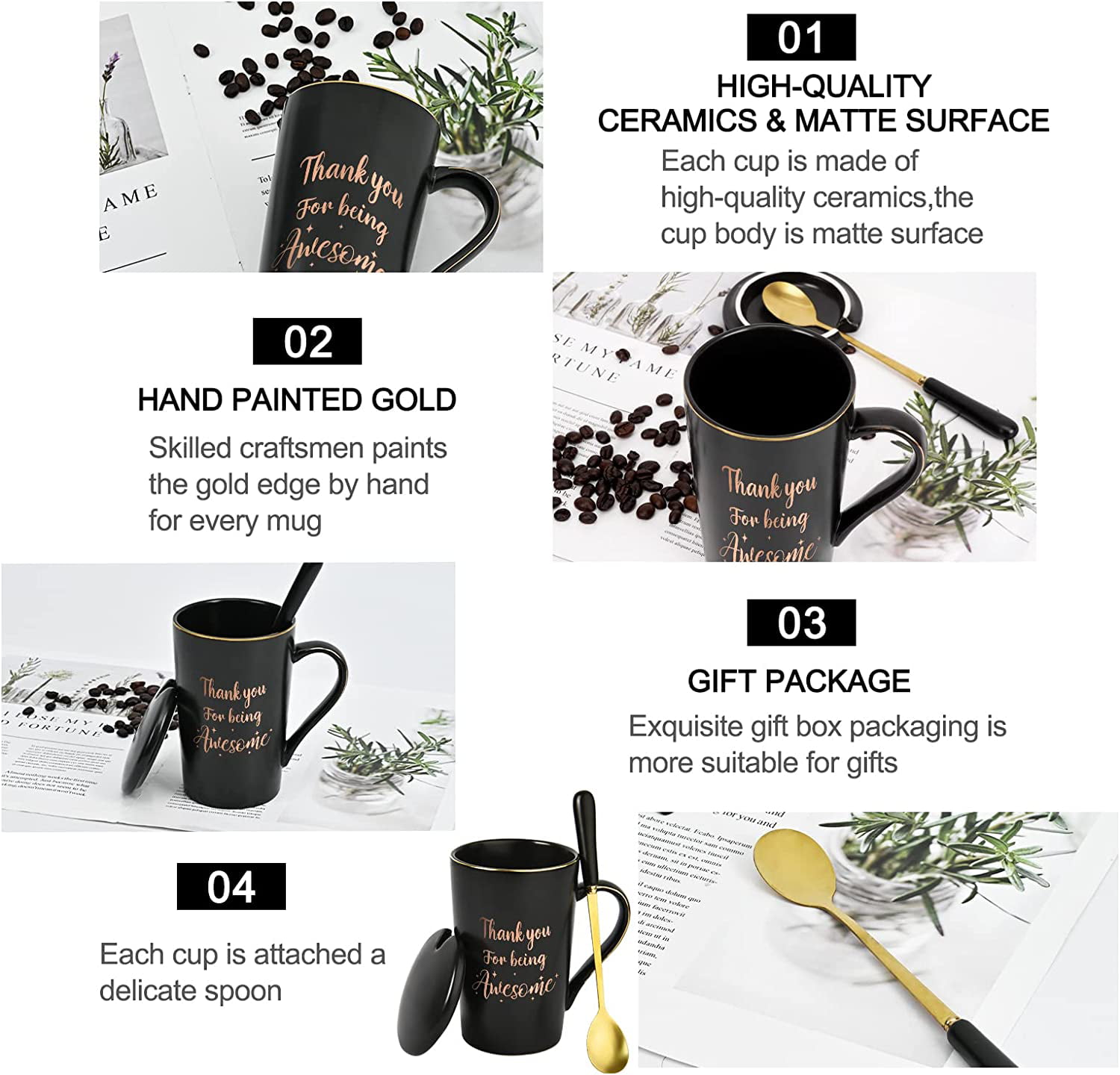  Peoples Flag of Milwaukee Black Lining Ceramic Mug Coffee  Tumbler Tea Cup Funny Gift for Office Home Women Men 1Pcs 11oz/330ml : Home  & Kitchen