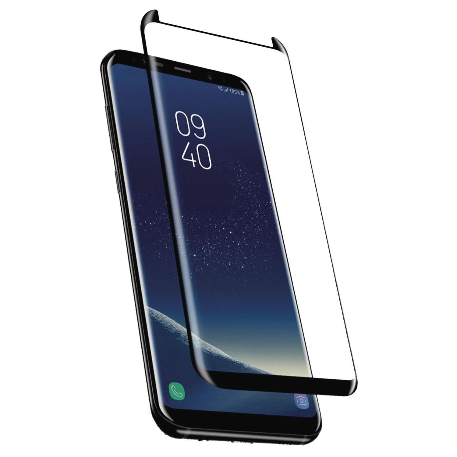 Protecteur d'écran à encollage complet en verre trempé pour Samsung Galaxy S9 blackweb ™