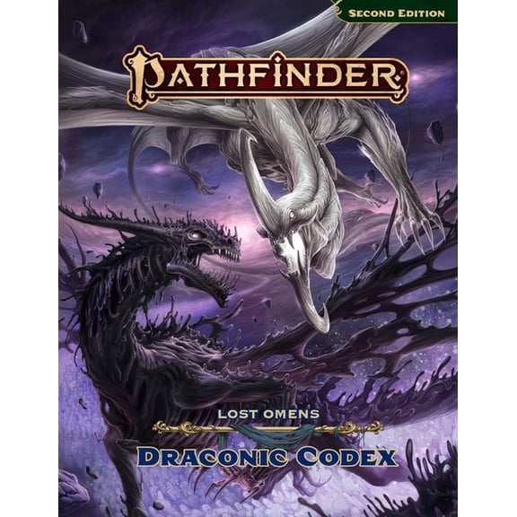 Pathfinder Second Edition (Pf2e) Pathfinder Lost Omens Draconic Codex, (Hardcover)