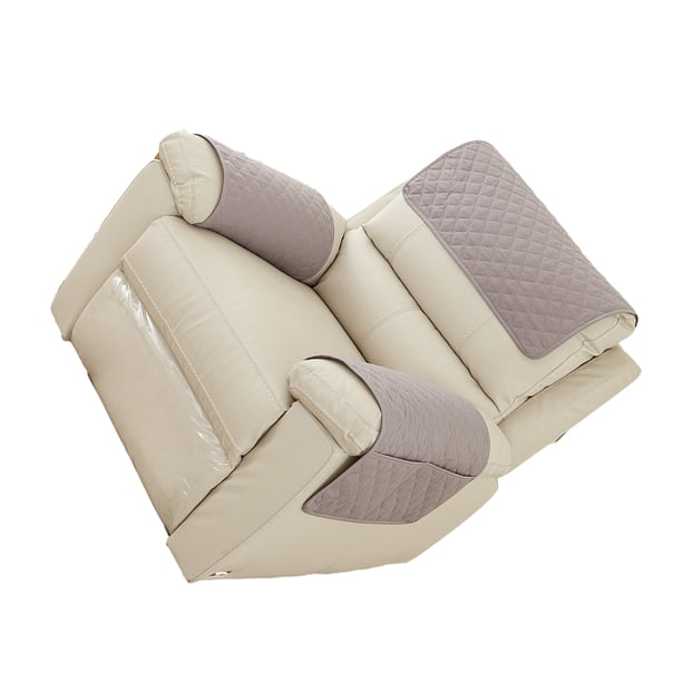 Advancent 3 fundas de sofá extraíbles resistentes al agua que protegen el sofá durante todo el año, duraderas y lavables a máquina. Decoración del hogar gris claro