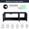 thumbnail image 3 of BNK 48'' Wall-Mounted Bathroom Vanity with White Sink, Modern Floating Vanity Set, Single Bathroom Vanity and Sink Combo, with 3-Door Cabinet, 3 of 8