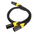 thumbnail image 2 of Cable Divisor XLR ANGGREK Hembra a Doble Macho 3.3 Pies, 2 of 8