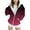 Brick Red, variant on Shirts Casual Girl Hooded Jacket Fleece Zip Up Outer Sweat Lightweight Coat Rugby Shirt for Girl,Brick Red,Size 4-5 Years