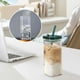 thumbnail image 5 of Taza de café de cristal de 350 ml - taza transparente de alta apariencia • Material resistente a choques térmicos duradero • Ideal para bebidas calientes o frías • Fácil de limpiar • Servir té con, 5 of 6