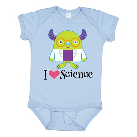 

Inktastic Scientist I Love Science Future Childs Shirt Gift Baby Boy or Baby Girl Bodysuit