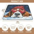 thumbnail image 4 of WOBOGO Snow Basset Hound Baby Playmats Extra Large Waterproof Rollable Activity Pads for Toddlers 50×50inch, 4 of 7