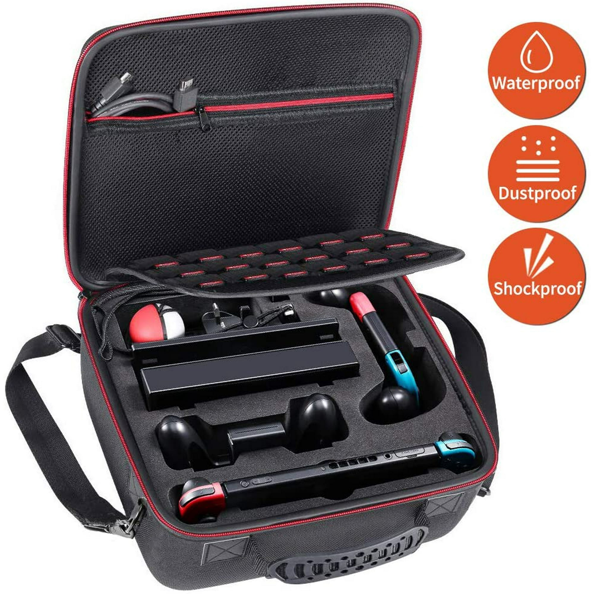 ZOTO Carrying Case for Nintendo Switch, Deluxe Travel and Storage Case for Nintendo Switch System, Protective Hard Case Fits Switch Pro Controller,Switch Console and | Walmart Canada