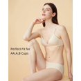 thumbnail image 3 of Women Seamless Bra for Small Bust 34A-38C Padded Triangle Wireless Bralette Comfortable Everyday Bra, 3 of 8