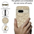 thumbnail image 6 of Compatible with Google Pixel 7 Case Glitter Bling Google Pixel 7 Phone Case for Women Cute Bumper Shockproof Protective Cases (Gold), 6 of 14