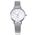 thumbnail image 2 of Reloj de cuarzo para mujer, relojes para mujer vansvar, reloj de pulsera analógico de cuarzo casual con correa de acero inoxidable, reloj de pulsera, 2 of 2