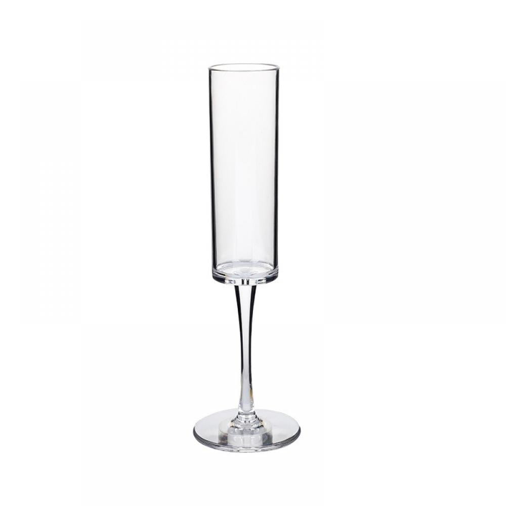 Prestige Champagne Glasses, 24K Gold, Set of 6 - Glazze Crystal