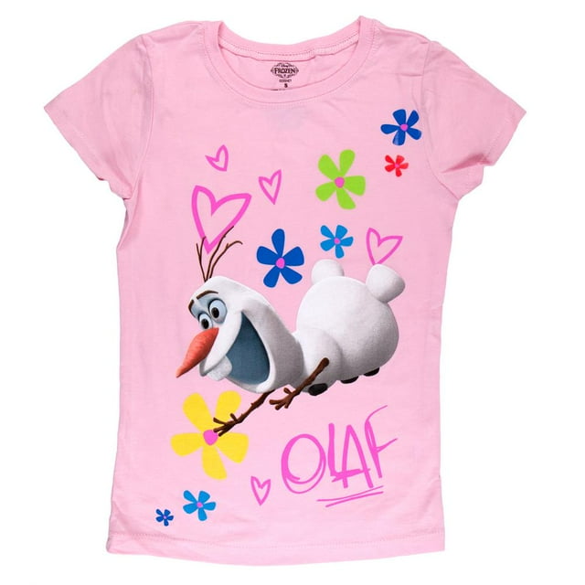 Frozen - Olaf T-Shirt Jeunesse Fille Arc-en-Ciel Trail