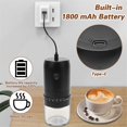 thumbnail image 2 of USB Rechargeable Electric Coffee Grinder,Portable Ceramic Burr Grinder for Home,Camping,Compact Coff, 2 of 5