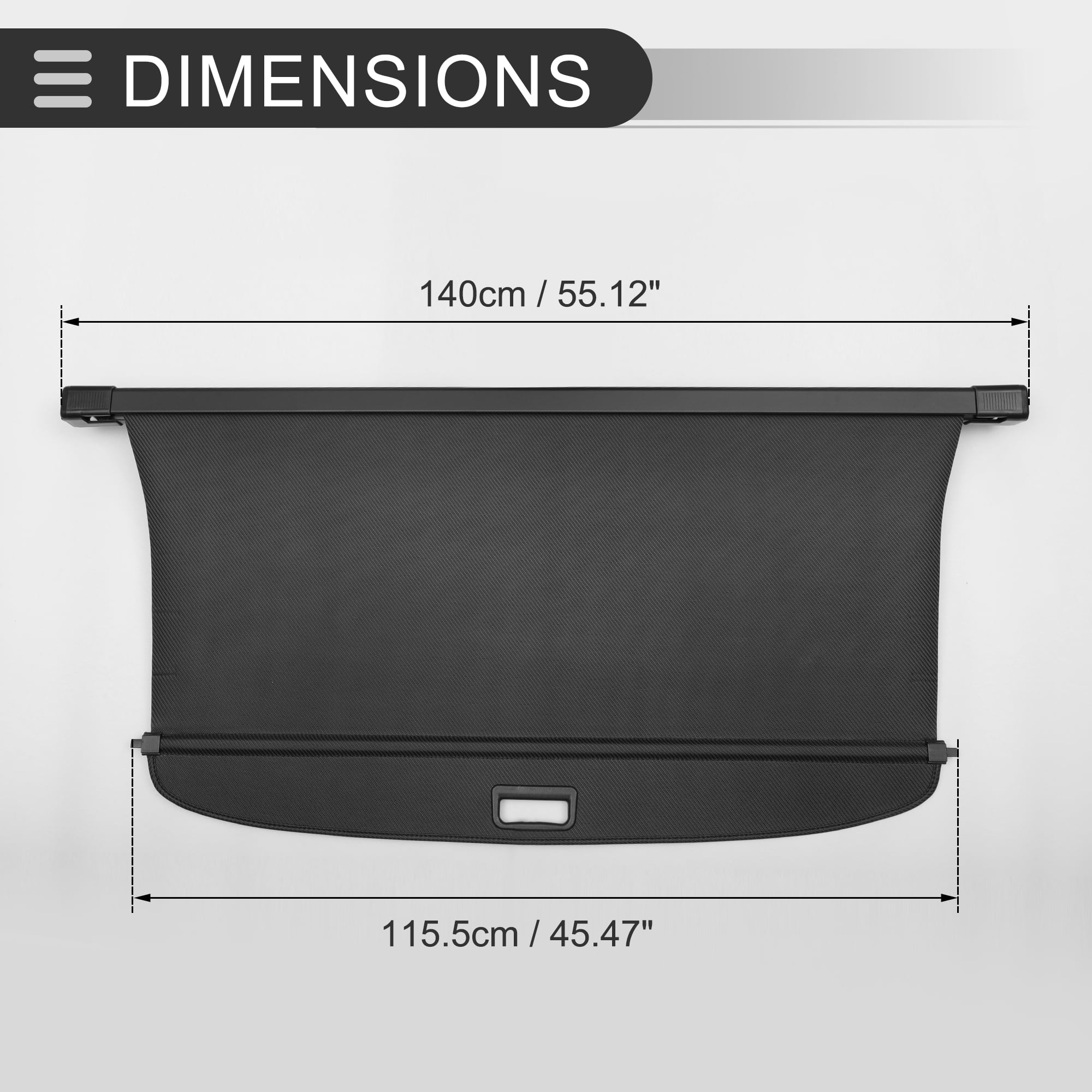 Unique Bargains Car Trunk Retractable Cargo Cover for Land Rover Sport 2006-2013
