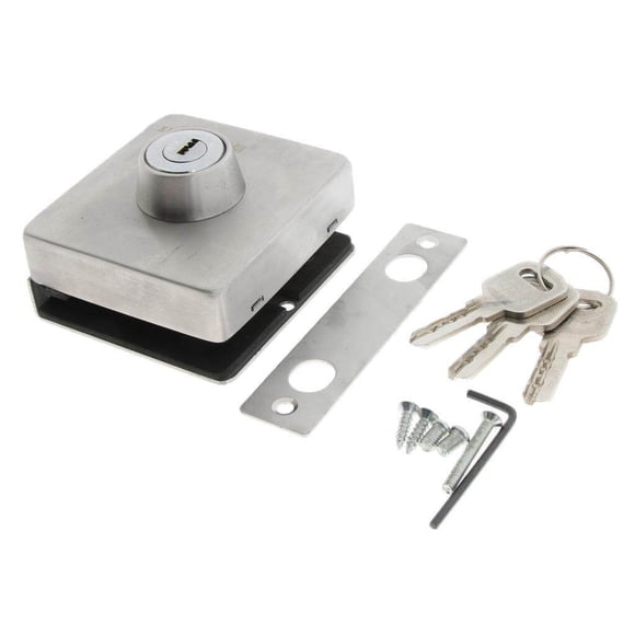 Stainless Steel Glass Single Door Sliding /> Package Including