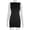 Black-S, variant on Black Studded Side Detail Bodycon Sleeveless Mini Dress