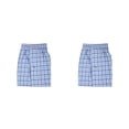 thumbnail image 2 of Sonducket Ropa interior para hombre, bóxer tejido, pantalones cortos para hombre, mano de obra fina, ropa de hogar suave, ropa de dormir, azul medio XXL 2piezas, 2 of 6