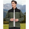 thumbnail image 5 of Pioneer Camp Fleece Jacket Men Full Zip Polar Lightweight Windproof Casual Soft Warm Outwear Outdoor Coat with Chest Pocket, 5 of 7